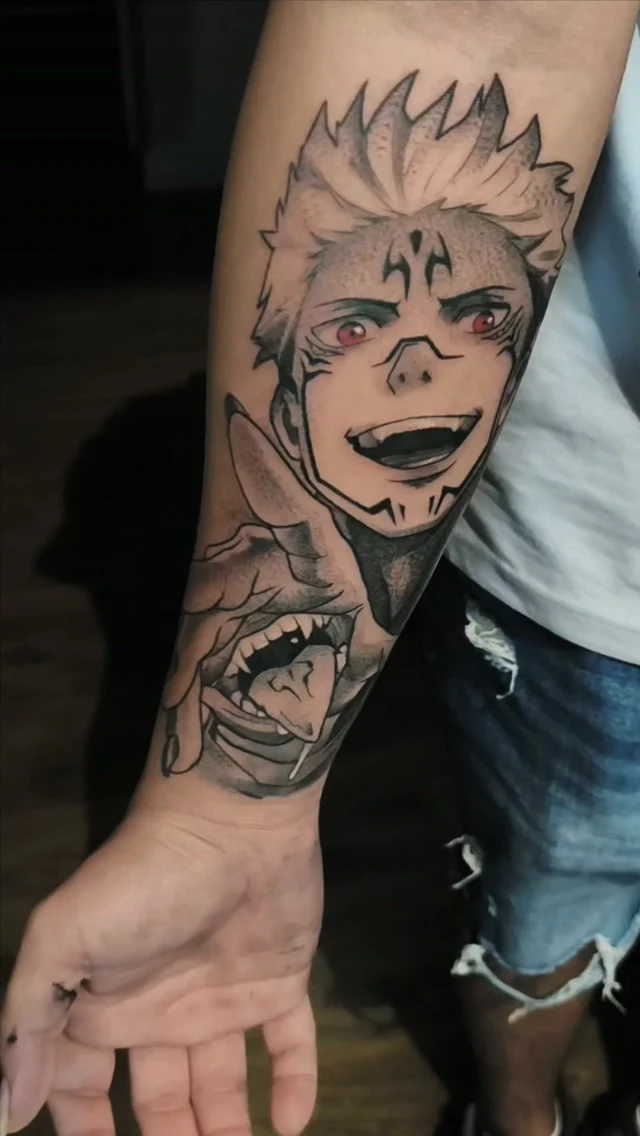 Tatuaj în stil anime